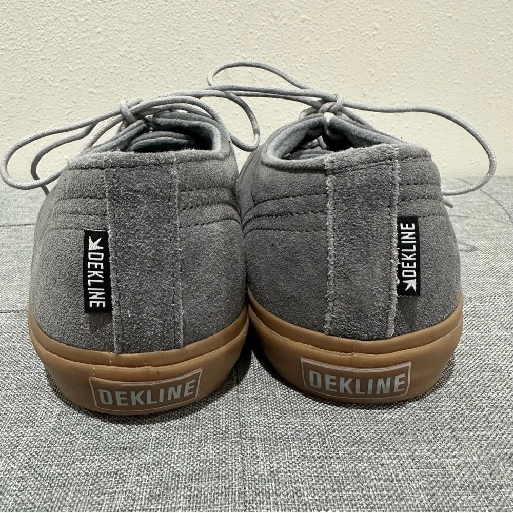 Dekline Jaws Aaron Homoki Men's Gray Suede Sneakers